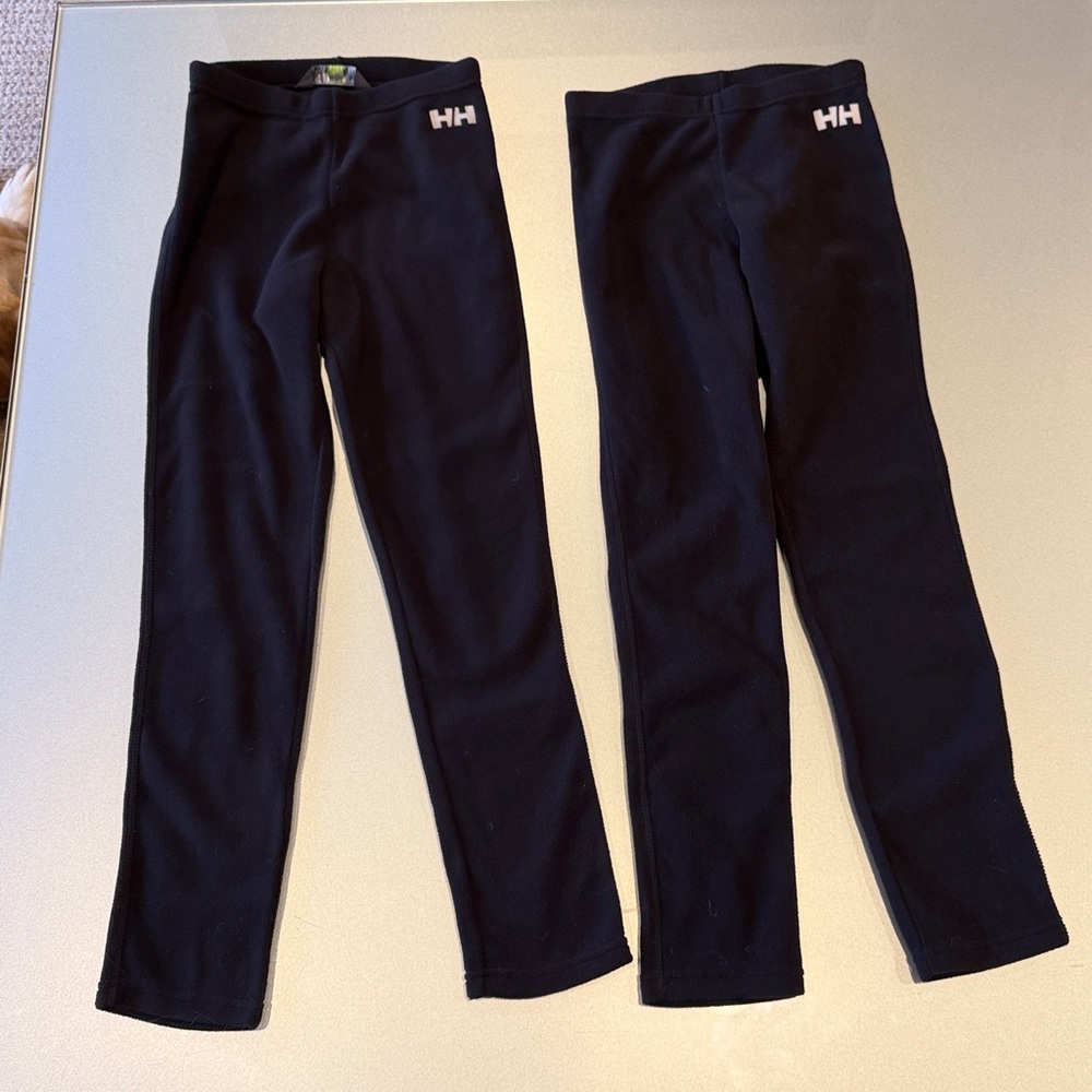 Helly Hansen Fleece Tights/Bottoms, midlayer, size 140/10. Set of 2